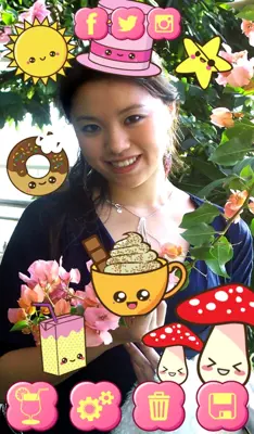 My Kawaii Photo Sticker Editor android App screenshot 0